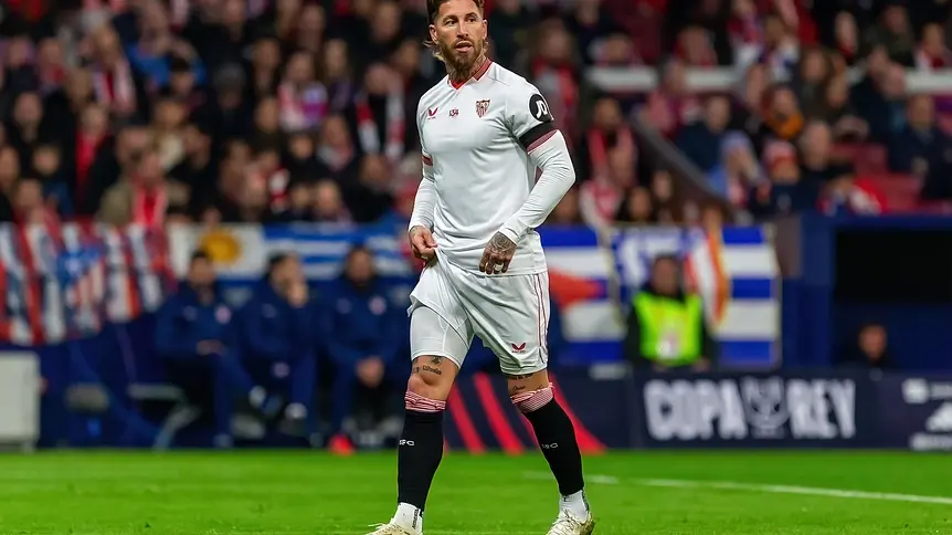 Sergio Ramos oglądał z trybun mecz Realu Madryt Castilla