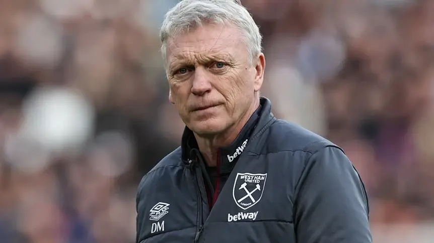 David Moyes protestował przy linii bocznej. BBC wyjaśniło powód