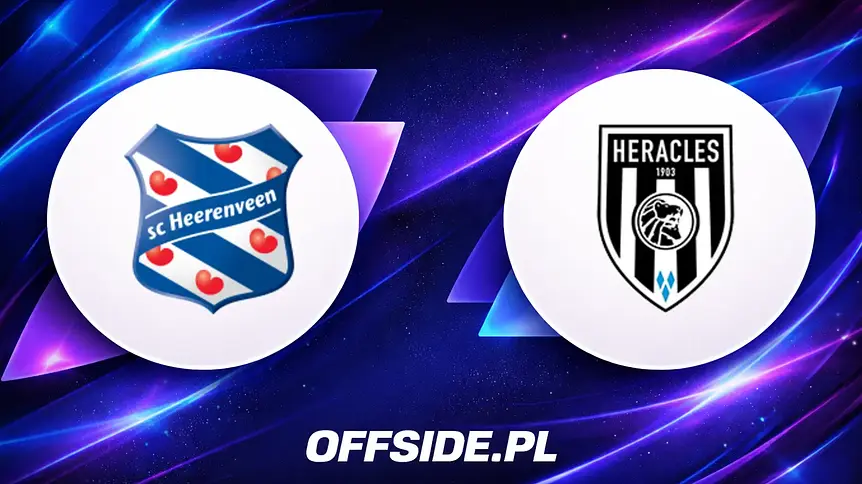 Oficjalne składy: SC Heerenveen kontra Heracles Almelo