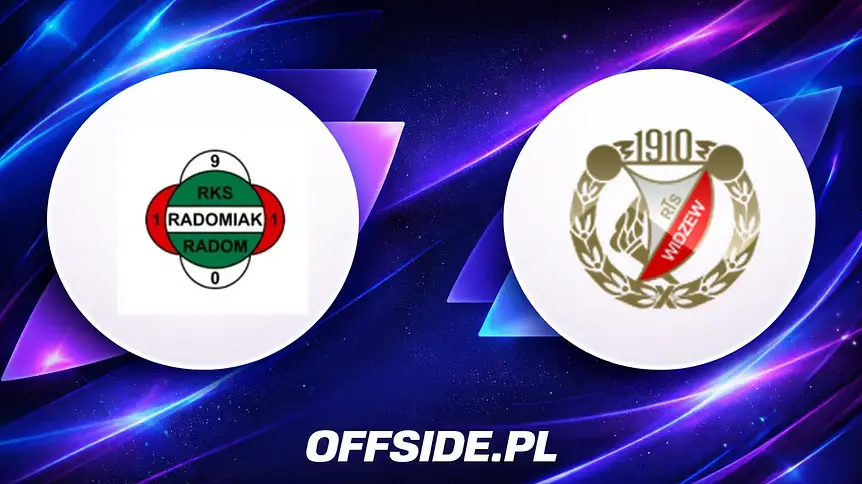 Składy na mecz: Radomiak Radom kontra Widzew Łódź