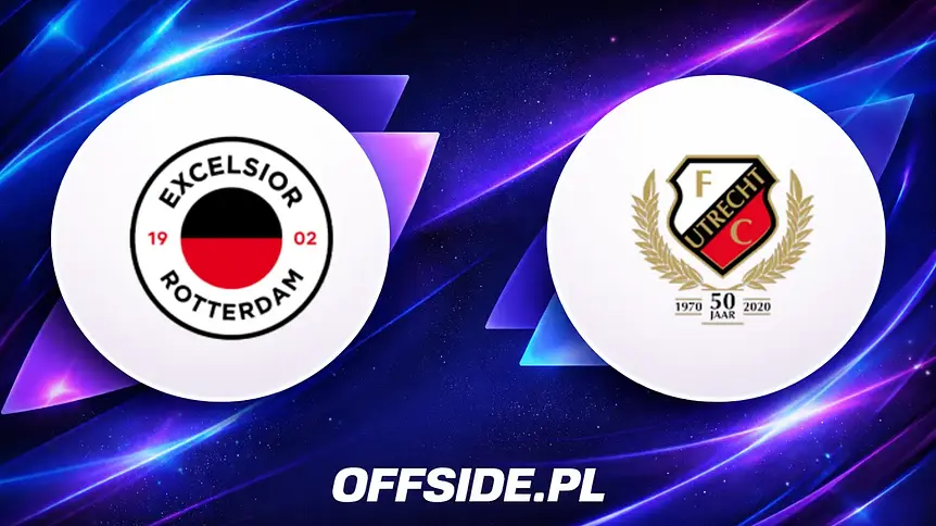 Składy Excelsior i FC Utrecht na mecz w Rotterdamie
