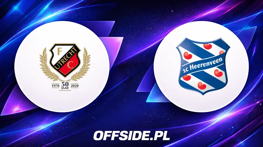 Oficjalne składy: FC Utrecht kontra SC Heerenveen