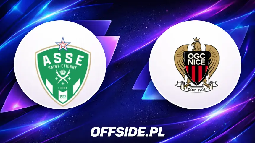 Oficjalne składy na mecz Saint Etienne z OGC Nice