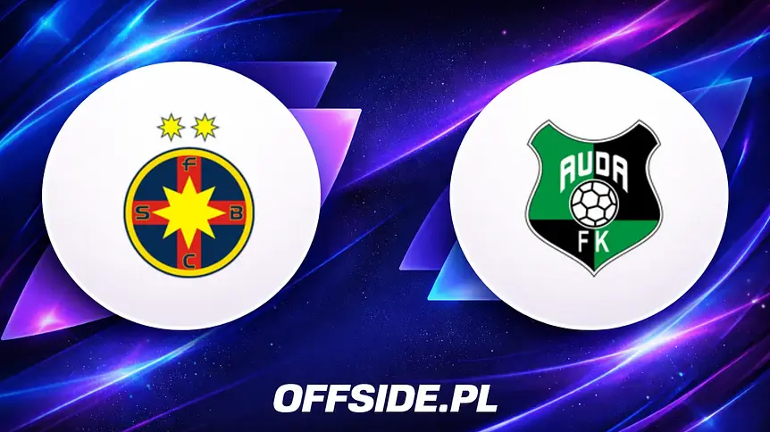 FCSB i Auda ogłaszają składy na kluczowy mecz