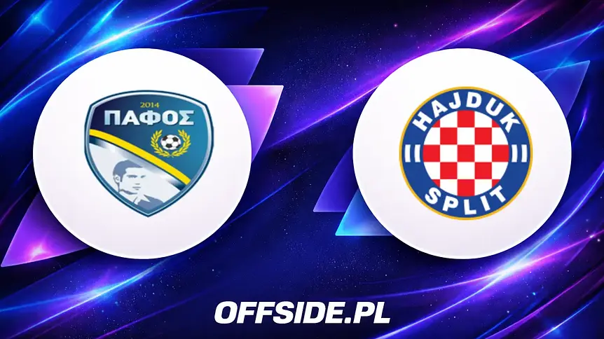 Składy na mecz: Pafos kontra HNK Hajduk Split ujawnione