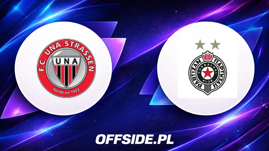 Oficjalne składy: UNA Strassen kontra FK Partizan
