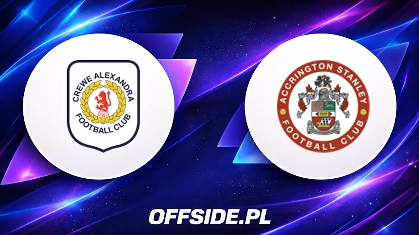 Oficjalne składy na mecz Crewe vs Accrington ST